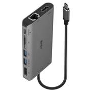 Lindy 43323 replicatore di porte e docking station per notebook Cablato USB 3.2 Gen 1 3.1 Gen 1 Type-C Nero, Grigio