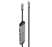 Lindy 43326 docking station Con cavo USB 3.2 Gen 1 (3.1 Gen 1) Type-C Nero, Grigio - Nouvo