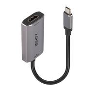 Lindy 43327 cavo video e adattatore HDMI USB Type-C da 0,11 m Nero, grigio - Nouvo