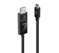 LINDY 43341 1 m USB Type C to DP 8K60 Adapter Cable