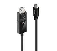 LINDY 43341 - Cavo adattatore, USB-C > DP, 8K 60 Hz, HDR, 1,0 m.