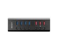 Lindy 43371 Dockingstation Interfaccia Hub USB 3.2 Gen 1 Type-B 5000 Mbit/s Nero