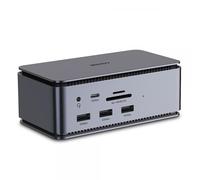 Lindy 43372 replicatore di porte e docking station per laptop USB4 Antracite (Li