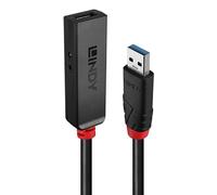 Lindy 43401 hub di interfaccia USB 3.2 Gen 1 (3.1 Gen 1) Type-C 5000 Mbit/s Nero NEW