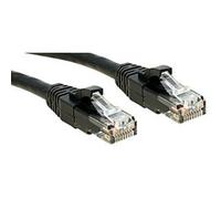 LINDY 45432 RJ45 Cavo di rete, cavo patch CAT 6 U/UTP 1.00 m Nero con protezio