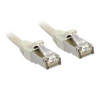 LINDY 45580 RJ45 Cavo di rete, cavo patch CAT 6 S/FTP 0.30 m Grigio con protez