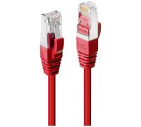LINDY 45622 RJ45 Cavo di rete, cavo patch CAT 6 SF/UTP 1.00 m Rosso 1 pz.