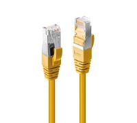 LINDY 45981 Cavo Cat.6 S/FTP LSZH da 1 m, giallo, senza alogeni