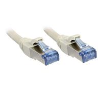 LINDY 47138 RJ45 Cavo di rete, cavo patch CAT 6A S/FTP 10.00 m Grigio 1 pz.