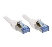 LINDY 47193 RJ45 Cavo di rete, cavo patch CAT 6A S/FTP 1.50 m Bianco con prote