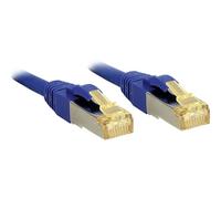 LINDY 47277 RJ45 Cavo di rete, cavo patch CAT 6A/7 S/FTP 1.00 m Blu con protez