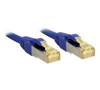 LINDY 47278 RJ45 Cavo di rete, cavo patch CAT 6A/7 S/FTP 1.50 m Blu con protez