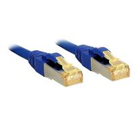 LINDY 47282 RJ45 Cavo di rete, cavo patch CAT 6A/7 S/FTP 7.50 m Blu 1 pz.
