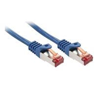 LINDY 47352 RJ45 Cavo di rete, cavo patch CAT 6 S/FTP 1.00 m Blu 1 pz.