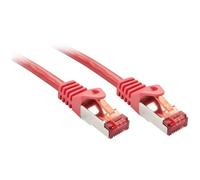 LINDY 47363 RJ45 Cavo di rete, cavo patch CAT 6 S/FTP 1.50 m Rosso 1 pz.