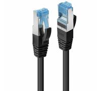 Lindy 47417 Cavo di Rete Cat.6A S/FTP TPE Nero, 7.5m
