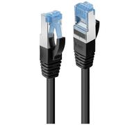LINDY 47419 RJ45 Cavo di rete, cavo patch CAT 6A S/FTP 15.00 m Nero 1 pz.