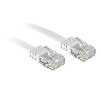 LINDY 47503 RJ45 Cavo di rete, cavo patch CAT 6 U/UTP 3.00 m Bianco con protez