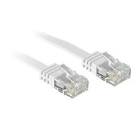 LINDY 47504 RJ45 Cavo di rete, cavo patch CAT 6 U/UTP 5.00 m Bianco con protez