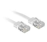 LINDY 47505 RJ45 Cavo di rete, cavo patch CAT 6 U/UTP 10.00 m Bianco con prote