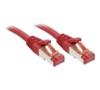 LINDY 47734 RJ45 Cavo di rete, cavo patch CAT 6 S/FTP 2.00 m Rosso con protezi