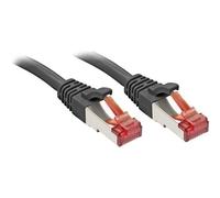 Lindy 47782 rj45 cavo di rete patch cat 6 s/ftp 7.50 m nero con protezione