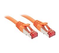 LINDY 47815 RJ45 Cavo di rete, cavo patch CAT 6 S/FTP 20.00 m Arancione 1 pz.