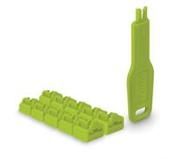 LINDY Serratura per Porte RJ45 (10 Pezzi) con Chiave, Verde