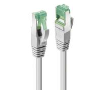 LINDY Cavo Ethernet Cat 6A S/FTP da 5 m, TPE ecologico, certificato GRS, cavo LAN schermato ad alta velocità, durevole e riciclabile, grigio (5 m)