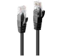 LINDY 48082 RJ45 Cavo di rete, cavo patch CAT 6 U/UTP 10.00 m Nero 1 pz.