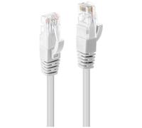 LINDY 48099 RJ45 Cavo di rete, cavo patch CAT 6 U/UTP 20.00 m Bianco 1 pz.