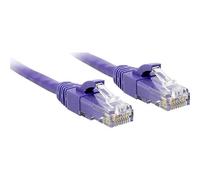 Lindy 48126 rj45 cavo di rete patch cat 6 u/utp 7.50 m violetto con