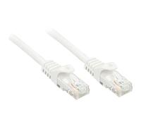 LINDY 48206 RJ45 Cavo di rete, cavo patch CAT 6 U/UTP 7.50 m Bianco 1 pz.