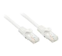 LINDY 48207 RJ45 Cavo di rete, cavo patch CAT 6 U/UTP 10.00 m Bianco 1 pz.
