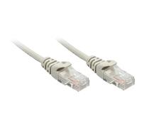 LINDY 48377 RJ45 Cavo di rete, cavo patch CAT 5e U/UTP 100.00 m Grigio 1 pz.
