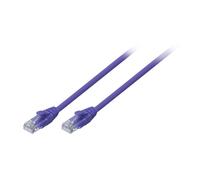 LINDY 5m Cat.6 U/UTP Ethernet Cable, Purple