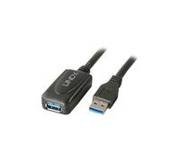 LINDY 5M USB Dati Trasferimento Cavo Tipo A Maschio Femmina Prolunga Protezione