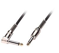 Lindy 6036 - Cavo audio per strumenti musicali con un connettore ad angolo - 6,3mm jack - nero - 6m
