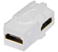 LINDY 60490 HDMI Adattatore [1x Presa HDMI - 1x Presa HDMI] Bianco