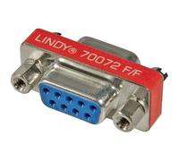 LINDY 70072 Seriale Adattatore [1x Presa SUB-D a 9 poli - 1x Presa SUB-D a 9 po