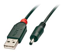 Lindy 70266 cavo di alimentazione Nero 1,5 m USB A