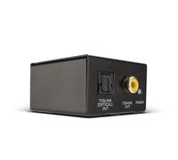Lindy 70309 convertitore audio (Phono to TosLink [Optical] & - Coaxial ADC - Warranty: 24M) NEW