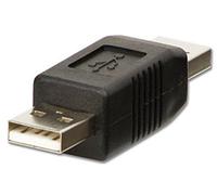 Lindy 71229 adattatore per inversione del genere dei cavi USB A Nero