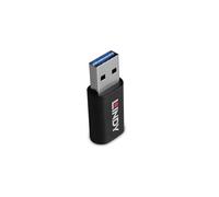 Lindy 71264 adattatore per inversione del genere dei cavi USB Type A USB Type C Nero NEW