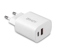 Lindy 73413 Alimentatore USB Tipo A & C, 20W