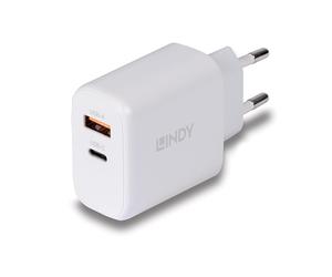 Lindy 73428 Alimentatore GaN USB Tipo A & C, 65W