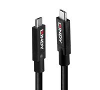 Lindy 8m USB 3.2 USB-C to C Active Cable, 10Gbps, 8K60, 100W PD (43439)