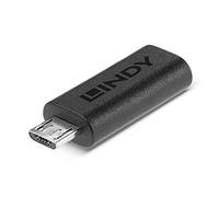 LINDY 41903 - Adattatore USB 2.0 connettore Micro-B > presa C.