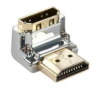 Lindy Adattatore HDMI CROMO® Tipo A M/F a 90 gradi Giù