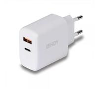 LINDY Alimentatore USB Tipo A C, 30W